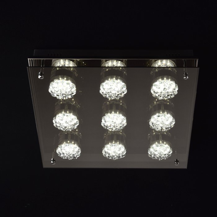 Потолочный светодиодный светильник с пультом ДУ MW-Light "Граффити" - лучшие Потолочные люстры в INMYROOM