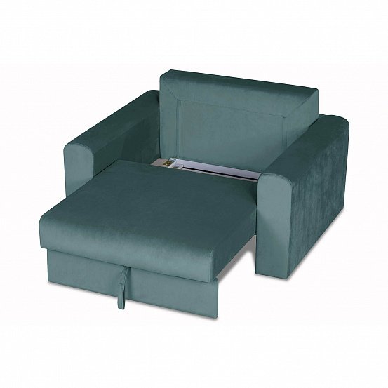Кресло-кровать Мэдисон Лувр голубого цвета - лучшие Интерьерные кресла в INMYROOM