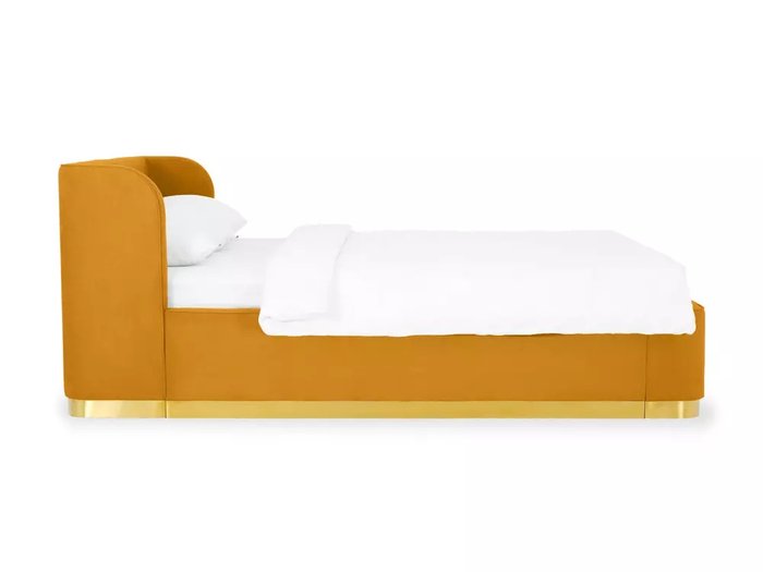 Кровать Vibe 160х200 желтого цвета с подъемным механизмом - лучшие Кровати для спальни в INMYROOM Кровать Vibe 160х200 желтого цвета с подъемным механизмом - лучшие Кровати для спальни в INMYROOM