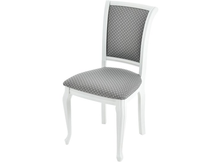 Стул Кабриоль бело-серого цвета - купить Обеденные стулья по цене 8042.0