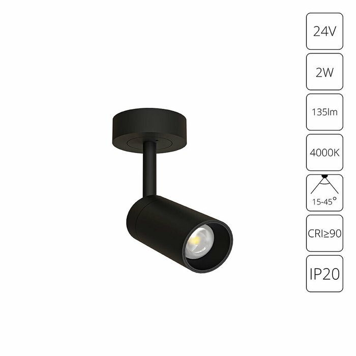 Подсветка для ювелирных изделий Arte Lamp PRESTO A6191PL-1BK Подсветка для ювелирных изделий Arte Lamp PRESTO A6191PL-1BK