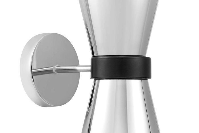 Бра Lumina Deco Fabro LDW 7013-2 CHR+PR - лучшие Бра и настенные светильники в INMYROOM
