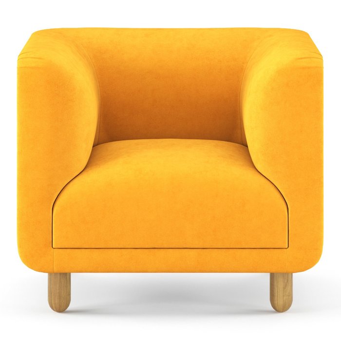 Кресло Tribeca желтого цвета - купить Интерьерные кресла по цене 35600.0