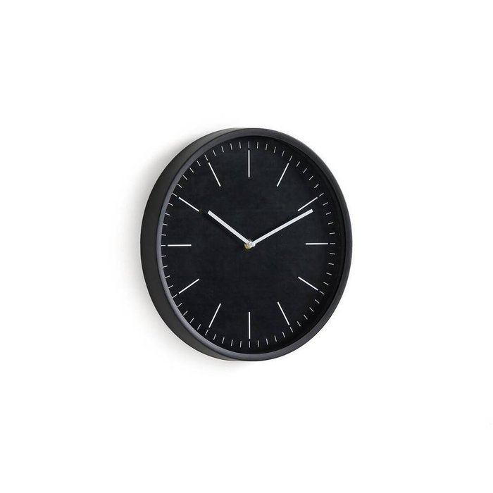 Часы настенные круглые Ora черного цвета - купить Часы по цене 2645.0