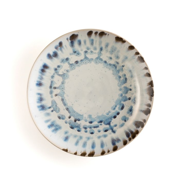Комплект из четырех тарелок Amadora бело-синего цвета - купить Тарелки по цене 5196.0