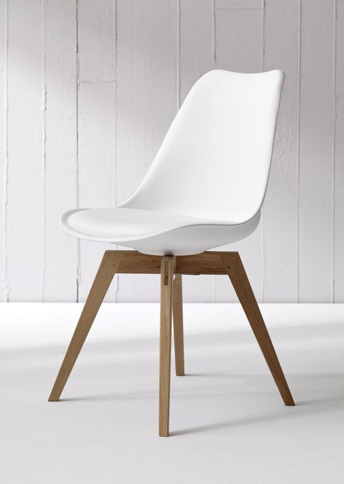 Стул Gina Bess белого цвета - купить Обеденные стулья по цене 19000.0