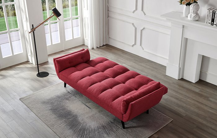 Диван-кровать Annabel красного цвета - купить Прямые диваны по цене 48882.0
