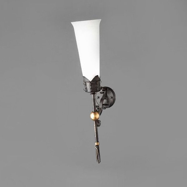 Настенный светильник MM Lampadari с плафоном из стекла - купить Бра и настенные светильники по цене 77140.0