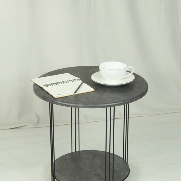 Стол кофейный Арнис серого цвета - купить Кофейные столики по цене 4760.0