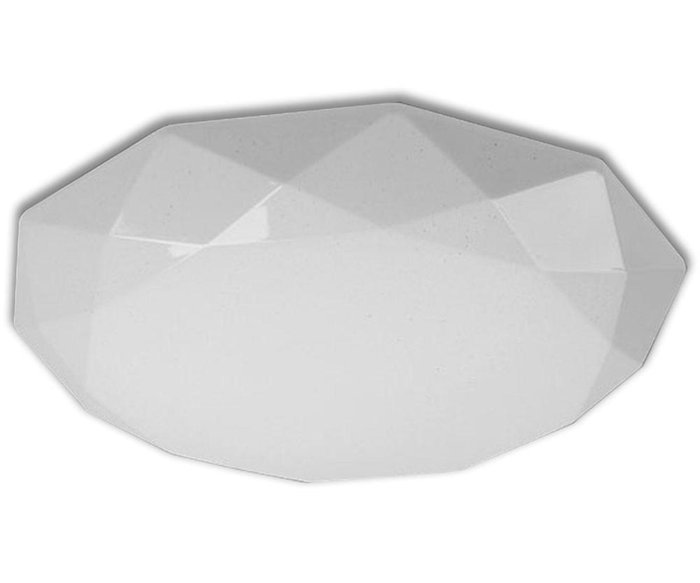 Настенно-потолочный светодиодный светильник Кристалл белого цвета