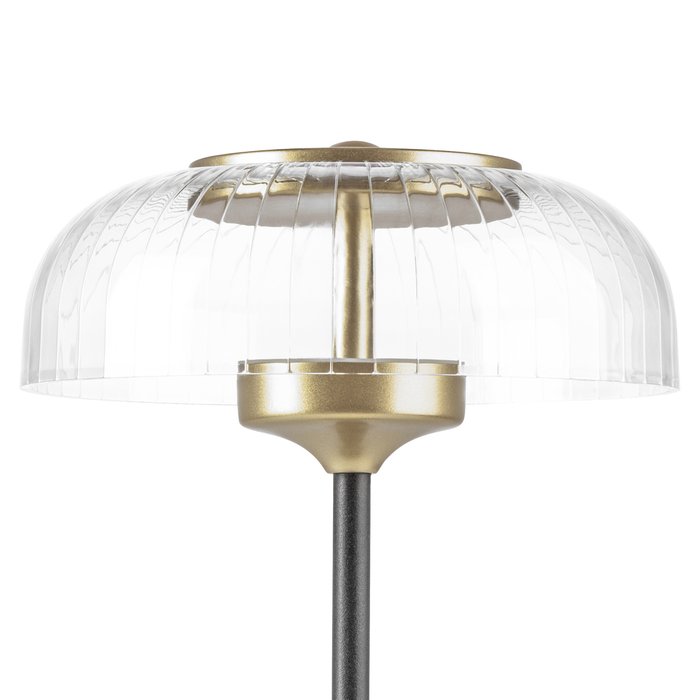 Настольная лампа ACRILE 7W LED 295LM 120G ЗОЛОТО/ЧЕРНЫЙ 3000K - лучшие Настольные лампы в INMYROOM