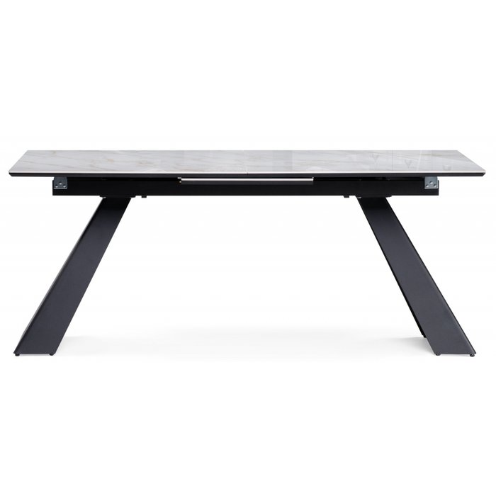 Раздвижной обеденный стол Стиг белого цвета - купить Обеденные столы по цене 66190.0