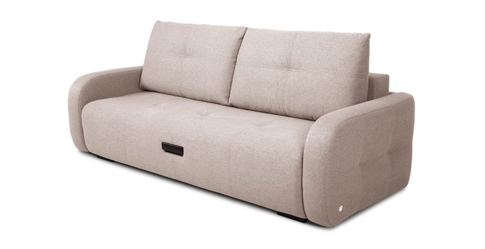 Прямой диван-кровать Энио светло-коричневого цвета  - купить Прямые диваны по цене 74196.0