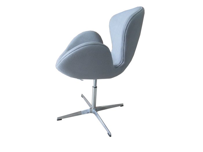 Кресло Swan Chair светло-серого цвета - лучшие Интерьерные кресла в INMYROOM