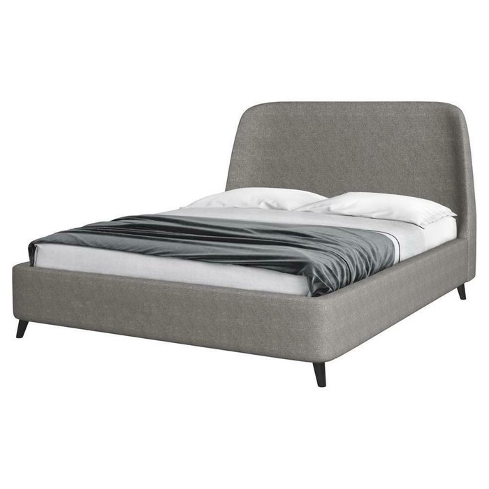 Кровать без основания Style Flaton 140x200 серого цвета