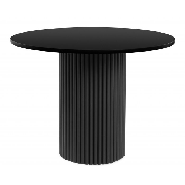 Обеденный стол Барел 110 черного цвета Обеденный стол Барел 110 черного цвета