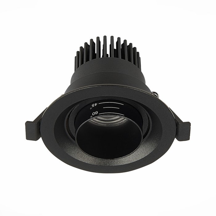 Встраиваемый светильник Zoom черного цвета - лучшие Встраиваемые споты в INMYROOM