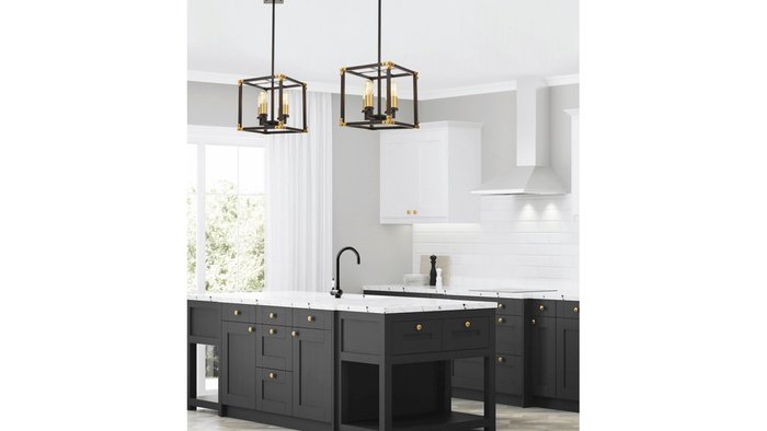 Подвесная люстра Waldorf LDP 1140-4 BK+MD (металл, цвет черный) - лучшие Подвесные люстры в INMYROOM Подвесная люстра Waldorf LDP 1140-4 BK+MD (металл, цвет черный) - лучшие Подвесные люстры в INMYROOM