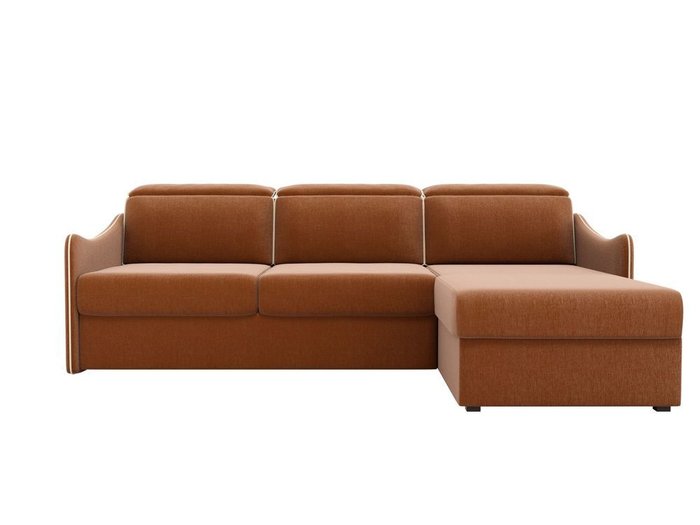 Угловой диван-кровать Скарлетт коричневого цвета - купить Угловые диваны по цене 44990.0