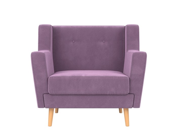 Кресло Брайтон сиреневого цвета - купить Интерьерные кресла по цене 23999.0