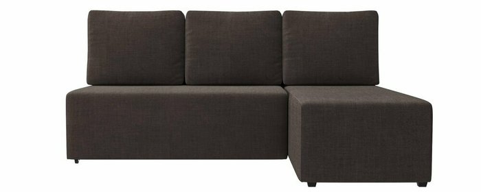 Угловой диван-кровать Каир коричневого цвет - купить Угловые диваны по цене 22990.0