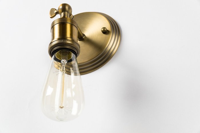 Настенный светильник "Filament" из стали - лучшие Бра и настенные светильники в INMYROOM