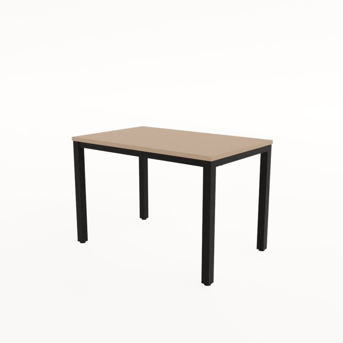 Обеденный стол Lanch 110х70 бежевого цвета