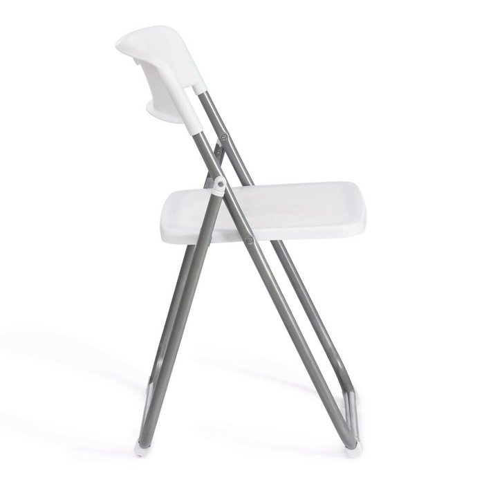 Стул складной Folder бело-серого цвета - купить Обеденные стулья по цене 1900.0
