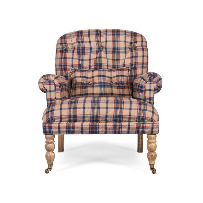 Кресло Hampton коричневого цвета - лучшие Интерьерные кресла в INMYROOM