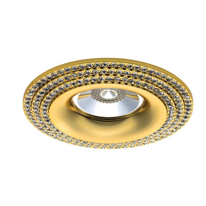 Встраиваемый светильник Miriade L золотого цвета - лучшие Встраиваемые споты в INMYROOM