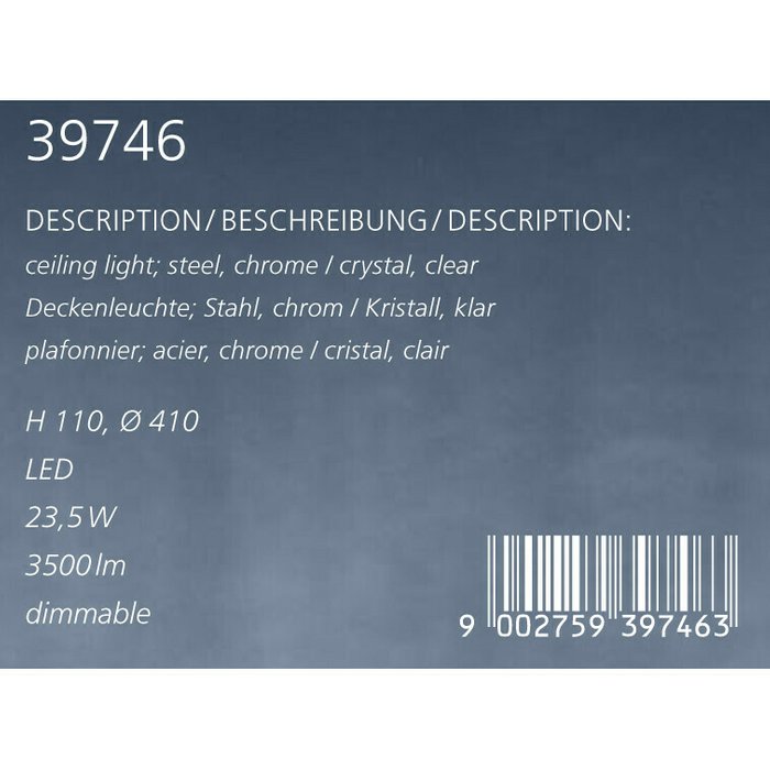Потолочный светодиодный светильник Eglo Balparda 39746 - лучшие Накладные споты в INMYROOM