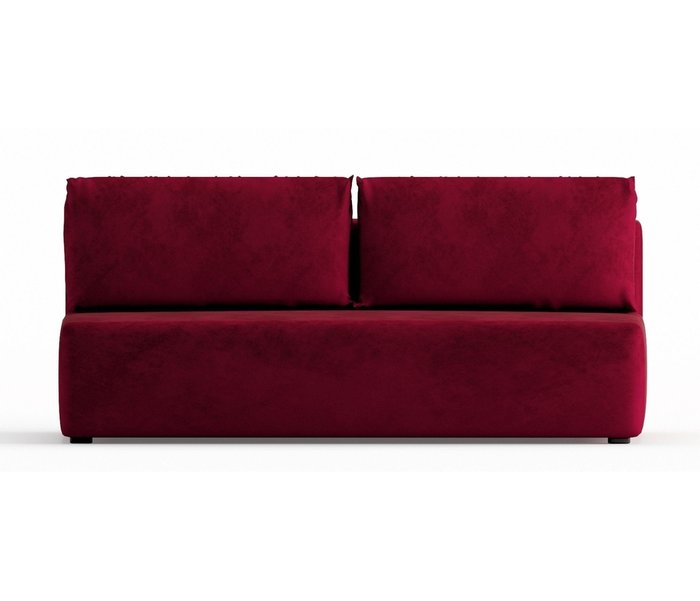 Диван-кровать из велюра Daimond бордового цвета - купить Прямые диваны по цене 23290.0