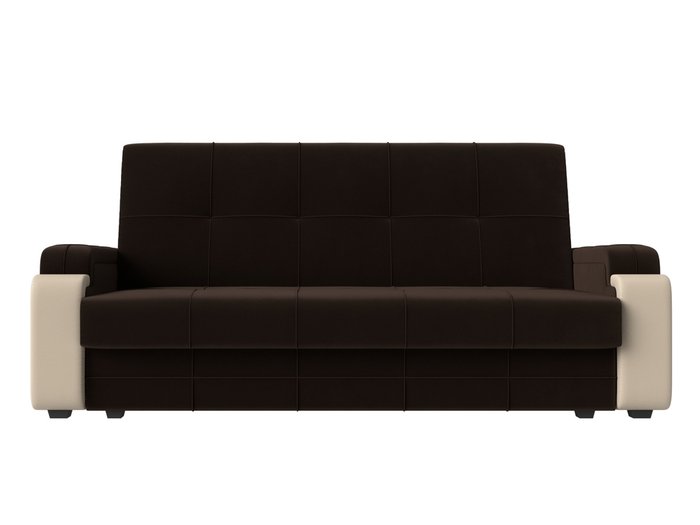 Диван-кровать Николь лайт коричневого цвета - купить Прямые диваны по цене 25999.0