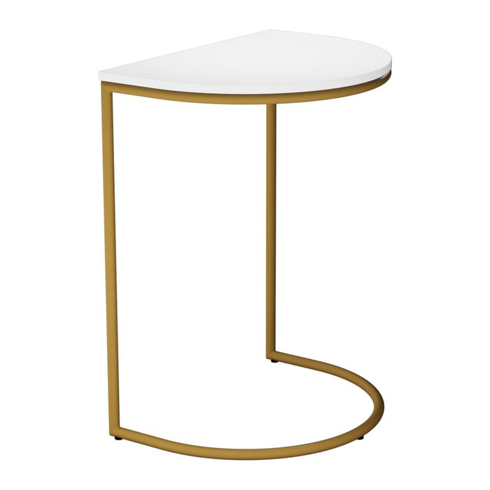 Кофейный стол Evekis бело-золотого цвета
