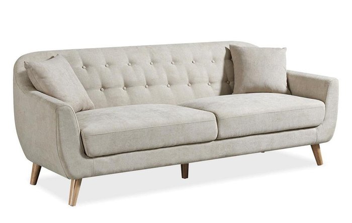 Прямой диван Stockholm M бежевого цвета - лучшие Прямые диваны в INMYROOM