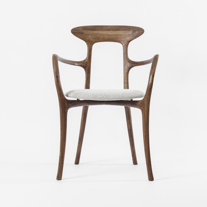 Стул Брунелло серо-коричневого цвета - купить Обеденные стулья по цене 35990.0