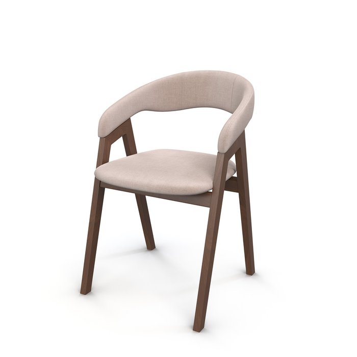 Стул с гнутой спинкой бежевого цвета  - лучшие Обеденные стулья в INMYROOM