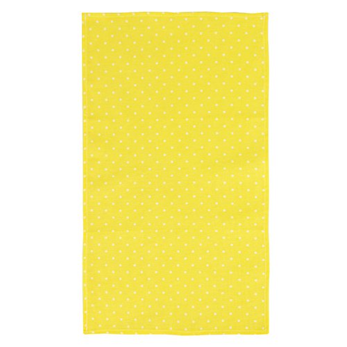Набор для кухни 'Ассорти' 3 предмета (прихватка 18х18, полотенце 35х60, фартук 55х72), рогожка, 100 % хлопок, 'Горошек желтый' - лучшие Аксессуары для кухни в INMYROOM