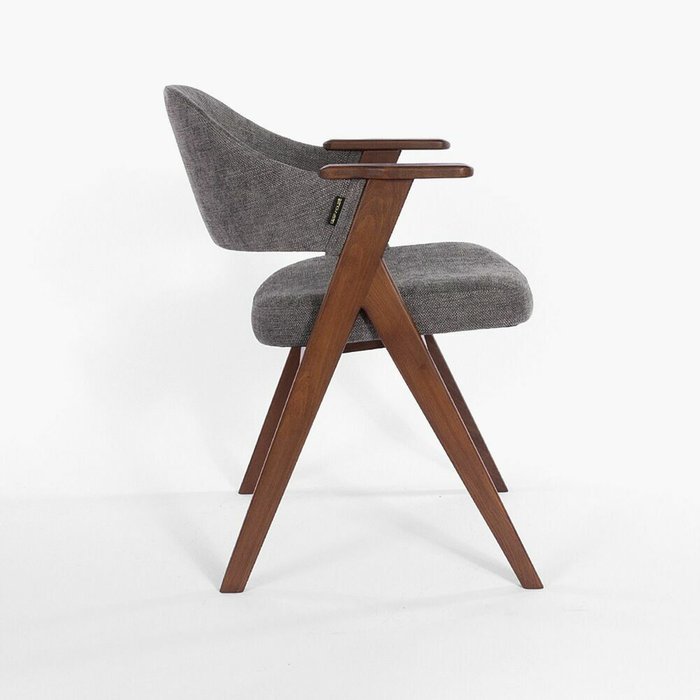 Стул Лестер Нью серо-коричневого цвета - лучшие Обеденные стулья в INMYROOM
