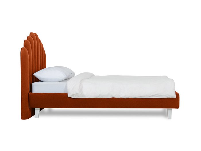 Кровать Queen Sharlotta L 160х200 коралового цвета  - лучшие Кровати для спальни в INMYROOM
