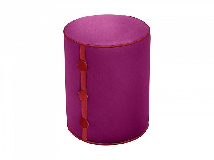 Пуф Drum Button розового цвета - купить Пуфы по цене 8500.0