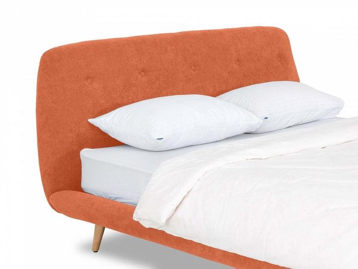 Кровать Loa оранжевого цвета 160x200 - лучшие Кровати для спальни в INMYROOM