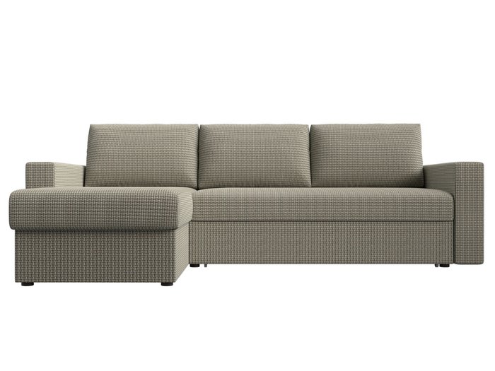 Угловой диван-кровать Траумберг L серо-бежевого цвета левый  угол  - купить Угловые диваны по цене 39999.0