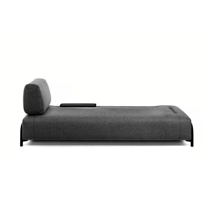 Диван трехместный Compo с подносом темно-серого цвета - лучшие Прямые диваны в INMYROOM