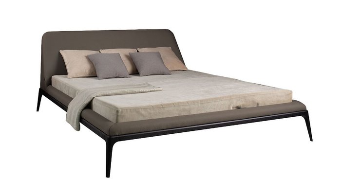 Кровать Liberty 160х200 темно-серого цвета