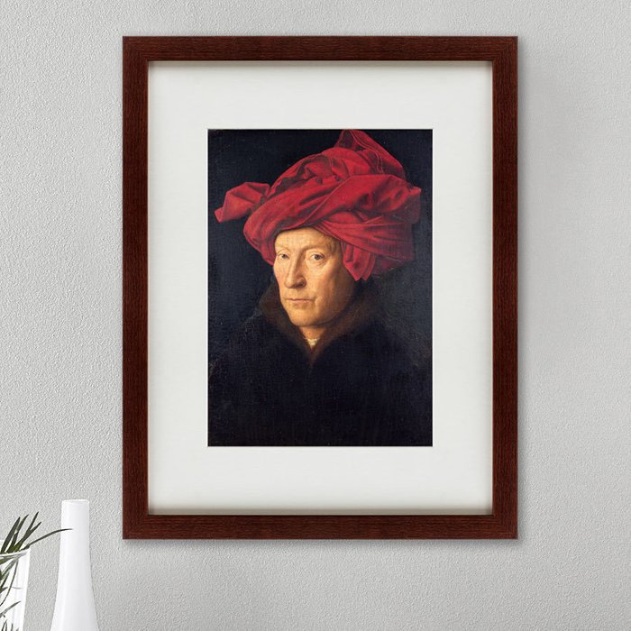 Картина Portrait of a man in a chaperon Self-portrait 1433 г.
