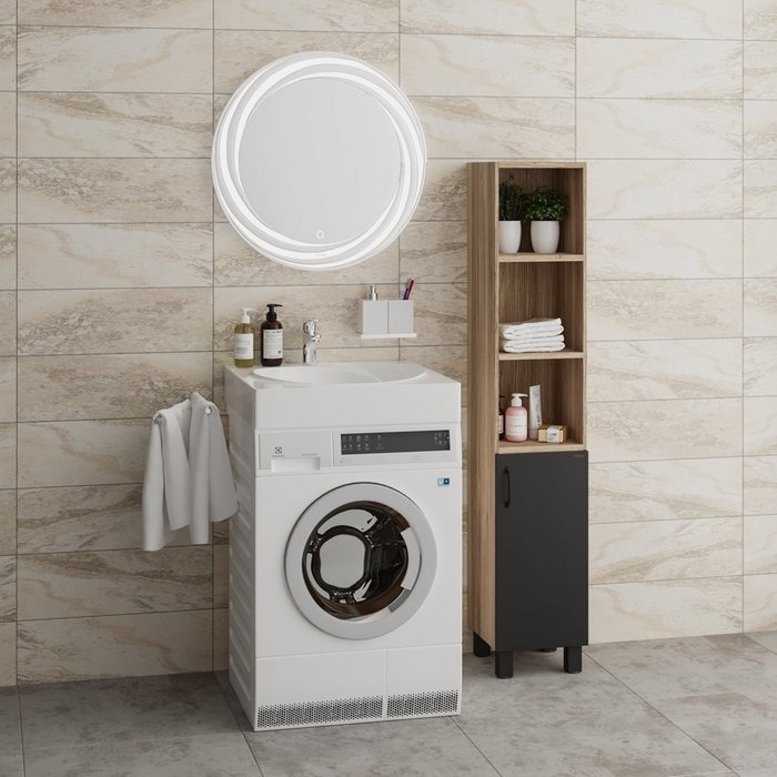 Раковина на стиральную машинку Grossman Neo прямоугольная  60х59 см - лучшие Раковины для ванной комнаты в INMYROOM