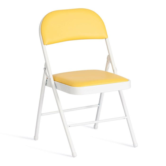 Комплект из шести складных стульев Folder желтого цвета - купить Обеденные стулья по цене 13380.0