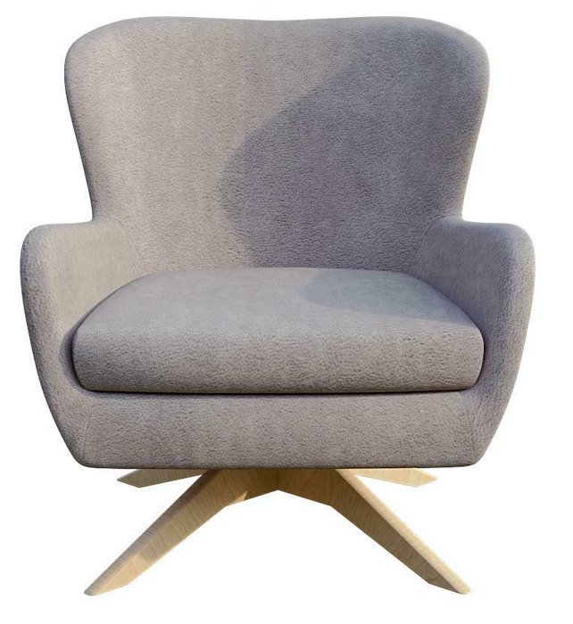 Кресло каминное Фэй серого цвета - купить Интерьерные кресла по цене 69090.0