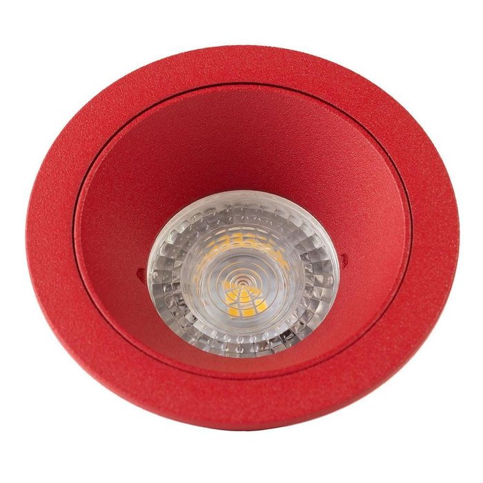 Встраиваемый светильник из металла красного цвета - купить Встраиваемые споты по цене 1739.0